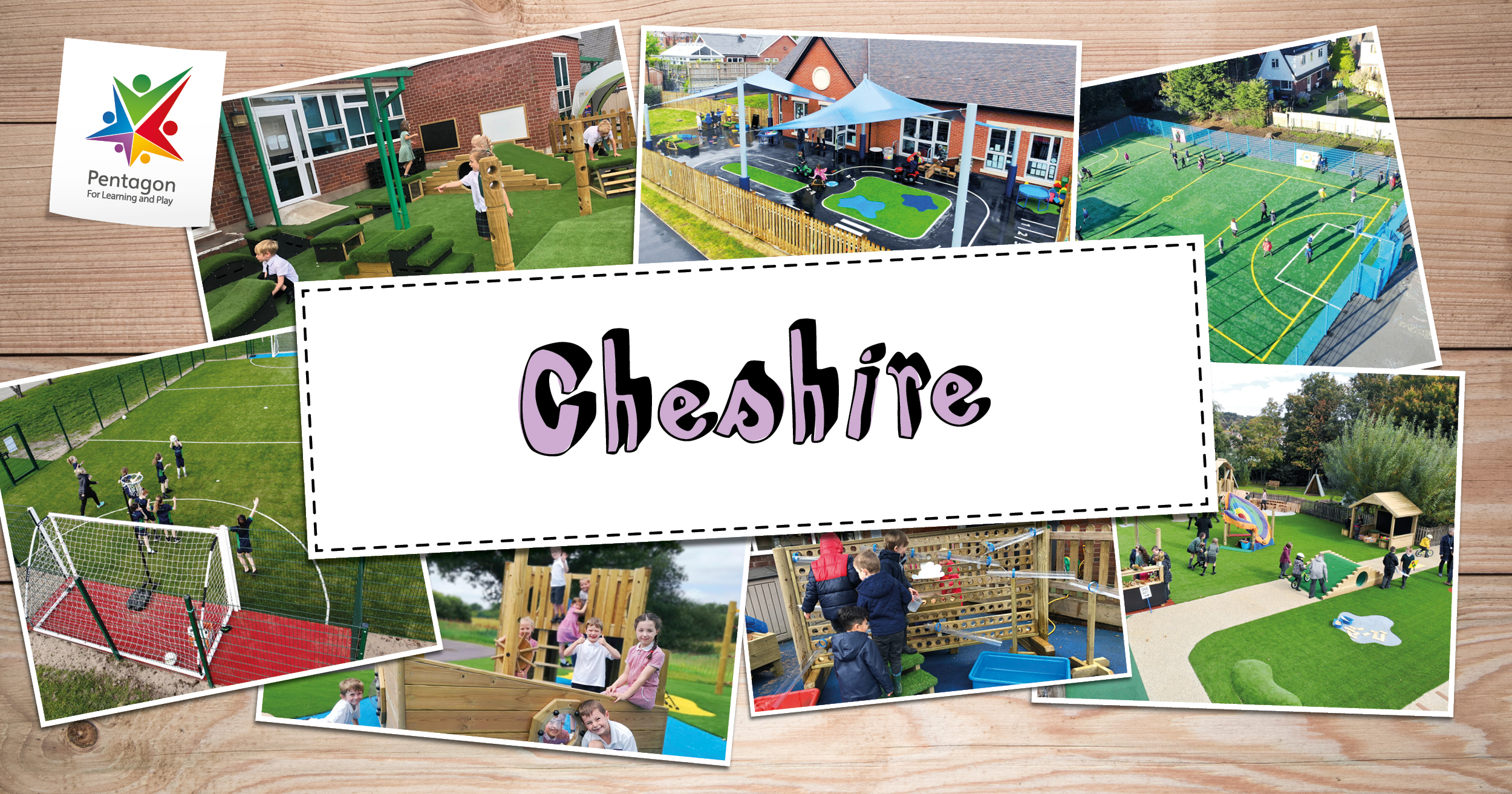 Our Playground Equipment In Cheshire Pentagon Play